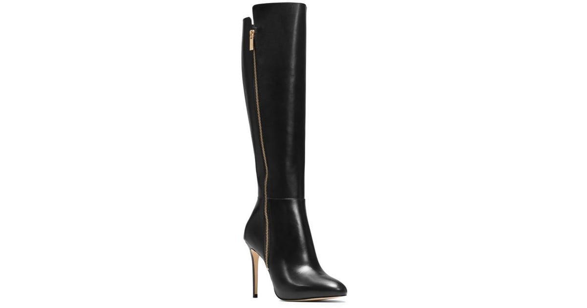 MICHAEL Michael Kors Clara Leather Boot ($295) | Caitlyn Jenner Wearing ...