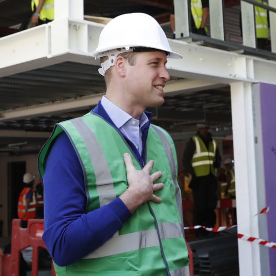 Prince William Painting a Community Center London May 2018