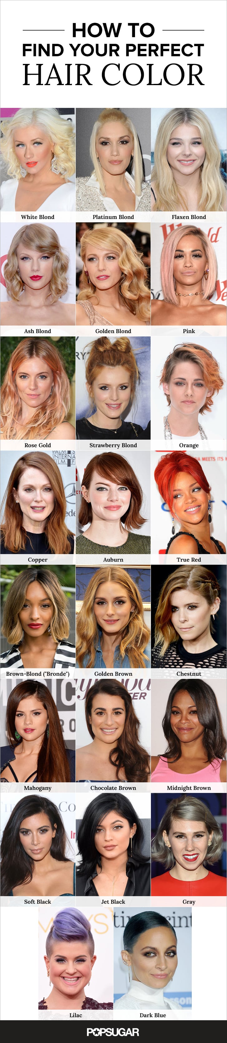 Fanciful Hair Color Chart designaubalcon