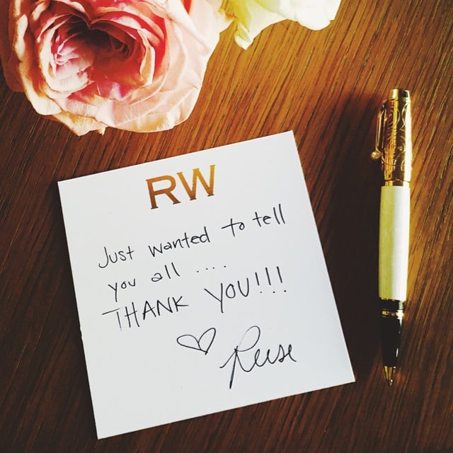 Personalizes Her Stationery