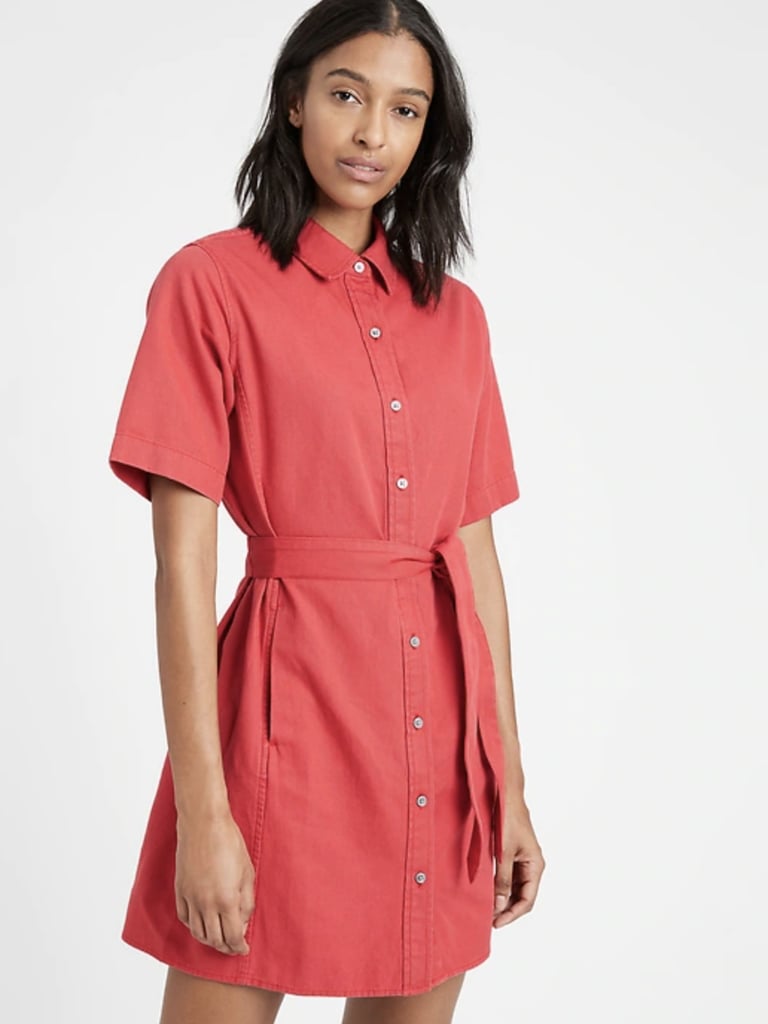 Banana Republic Cotton-Linen Shirtdress