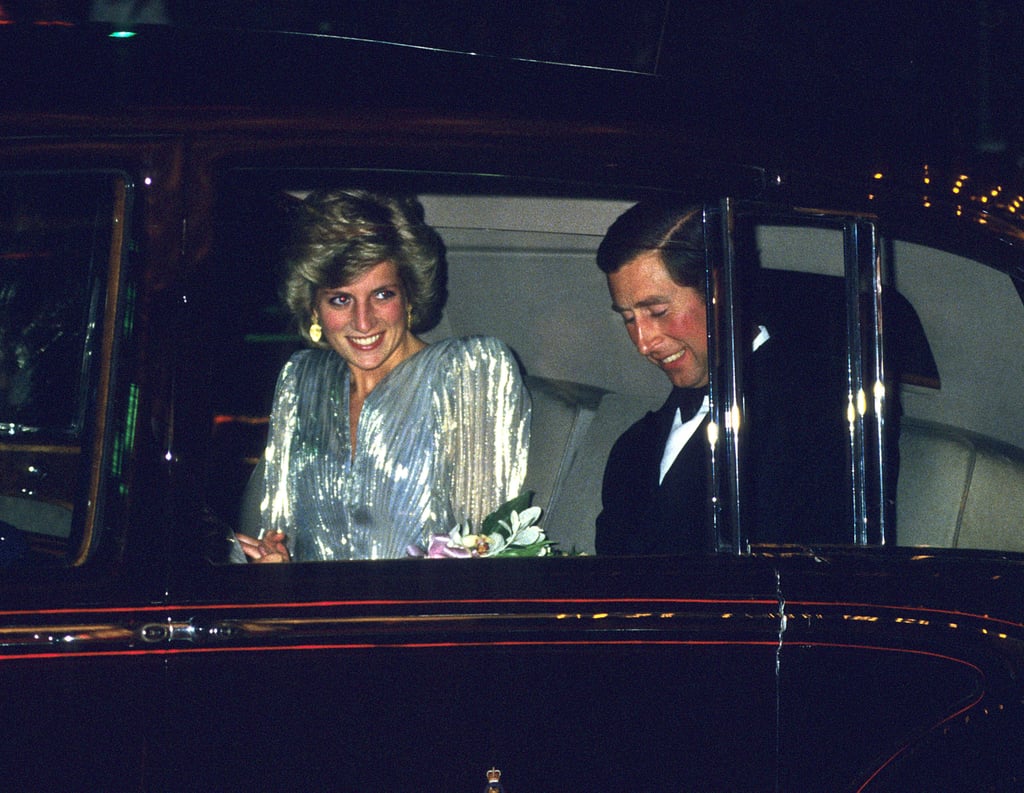 The pair were all smiles as they arrived at the 1985 premiere of A View to a Kill at Odeon Leicester Square.
