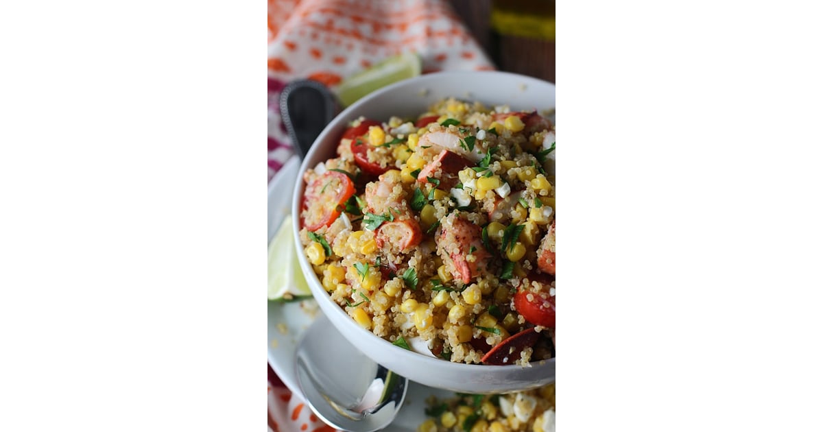 Lobster, Corn, and Quinoa Salad With Lime Vinaigrette Healthy Lobster