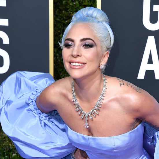 Lady Gaga's Blue Hair at the Golden Globes