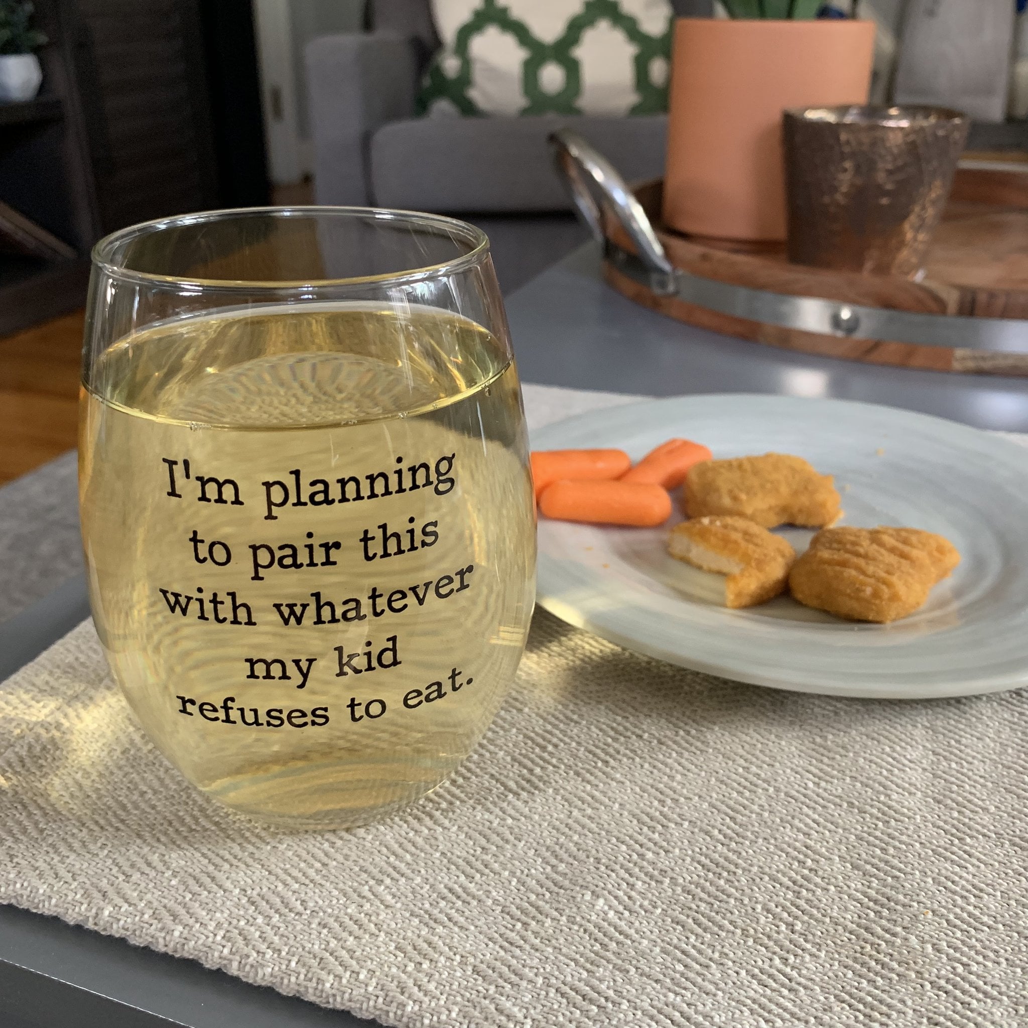 Funny Wine Glass For Moms of Toddlers POPSUGAR UK Parenting
