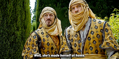 When He Teases Jaime About Myrcella's Endeavours in Dorne
