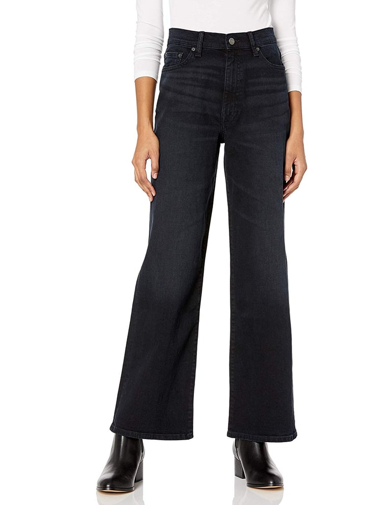 The Drop Lizzy High-Rise Wide-Leg Marine Fit Jeans