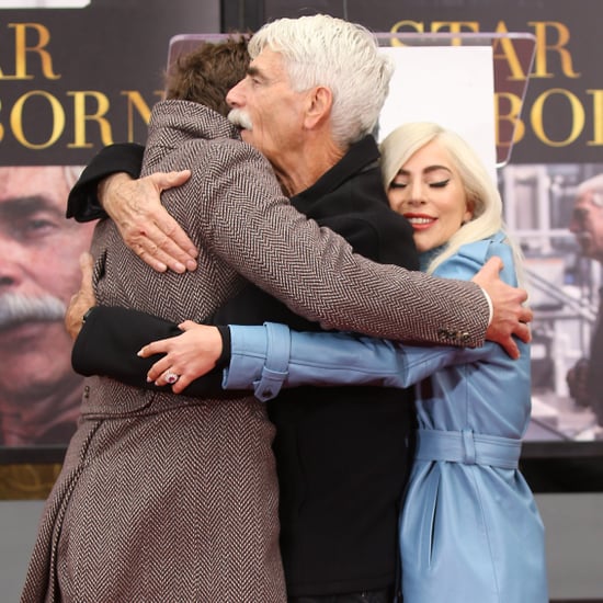 Lady Gaga Bradley Cooper at Sam Elliott's Handprint Ceremony