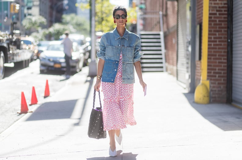 How to Dress Up a Jean Jacket | POPSUGAR Fashion