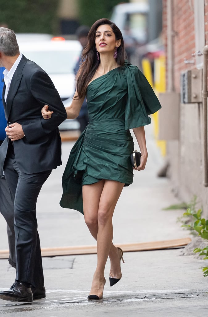 Amal Clooney Green Oscar de la Renta Dress May 2019