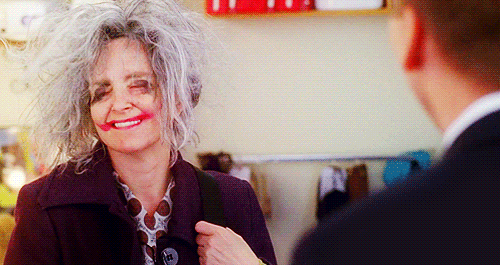You feel (and look) CRAZY.