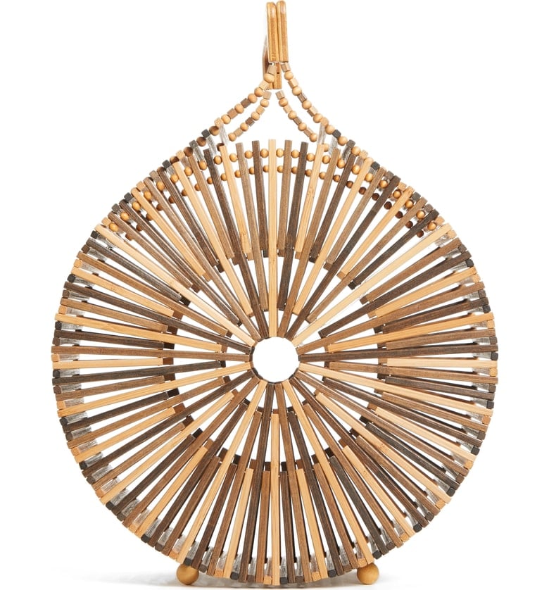Cult Gaia Round Bamboo Top Handle Bag