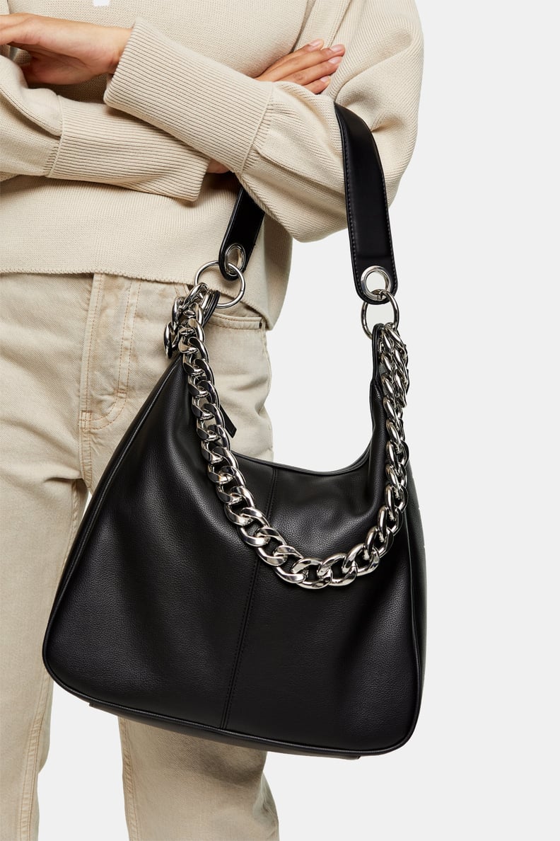 Chunky Chain Hobo Bag