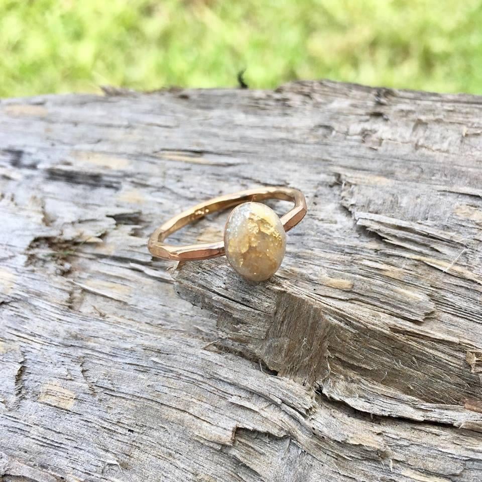 14kt Gold Filled Oval Bezel Ring