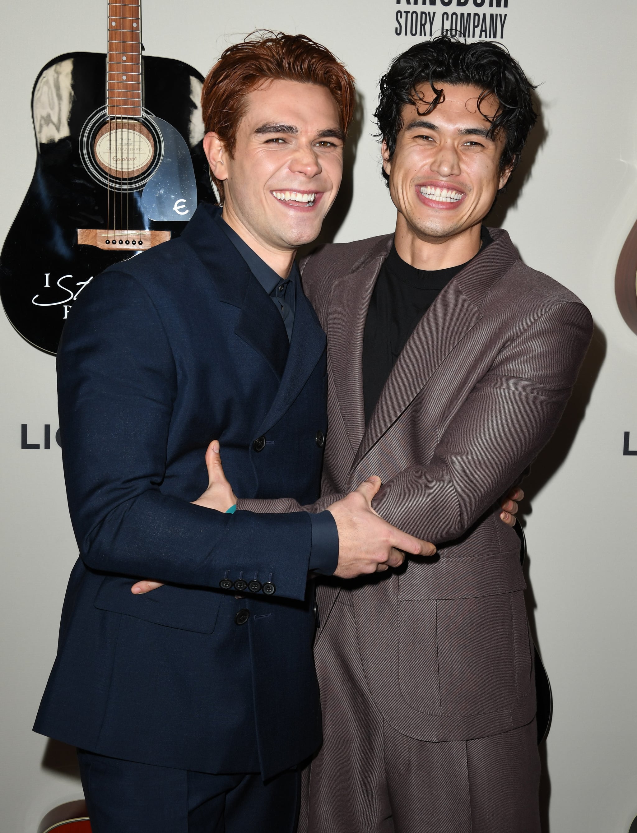 Kj Apa And Charles Melton At I Still Believe Premiere Photos Popsugar Celebrity