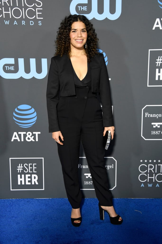 America Ferrera at the 2019 Critics' Choice Awards