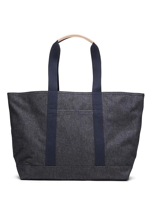 Denim Large Tote