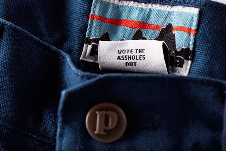 Patagonia Is Making "Vote the Assh*les Out" Tags