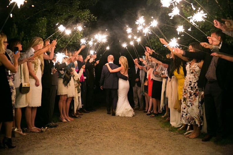 Rice is out – sparklers are in!