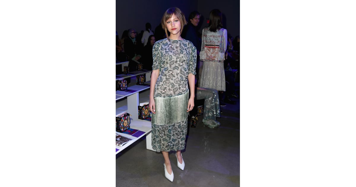 Grace VanderWaal at Anna Sui Fall 2019 | Celebrities in the Front Row ...