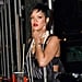 Rihanna Wears Black Lace Slip Dress For Dinner in NYC