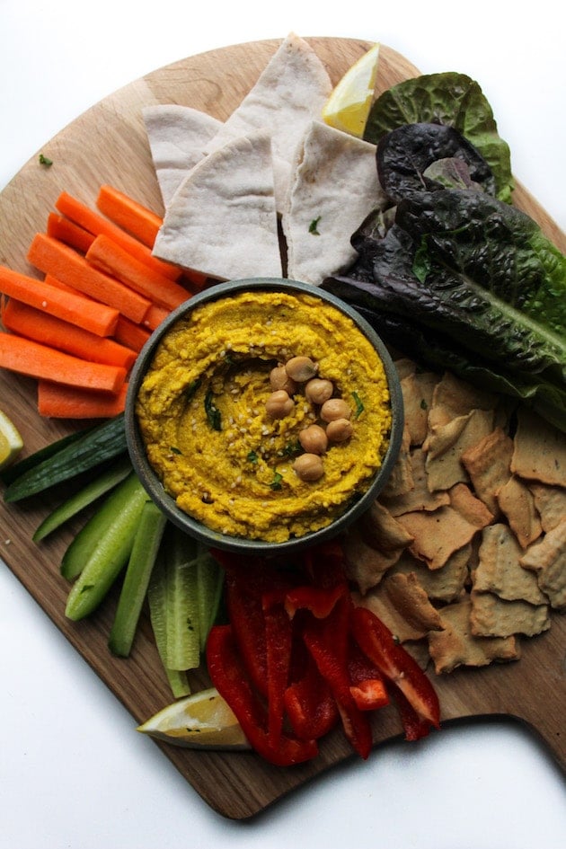 Ginger and Turmeric Hummus
