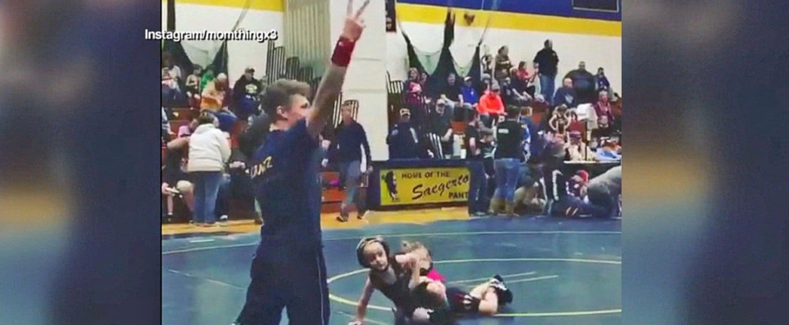 4-Year-Old Boy Runs Away From Girl at Wrestling Match | PS Family