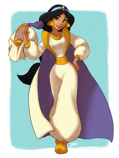Jasmine in Aladdin's Clothing