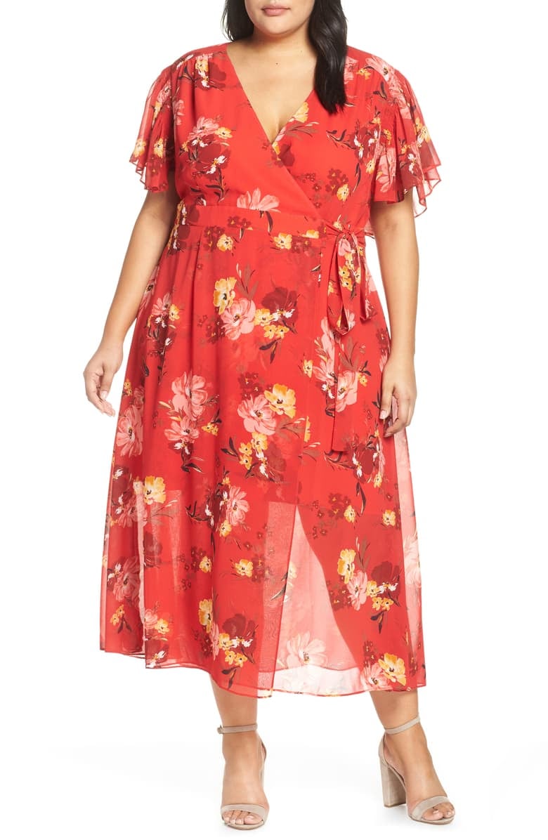 Vince camuto chiffon on sale dress