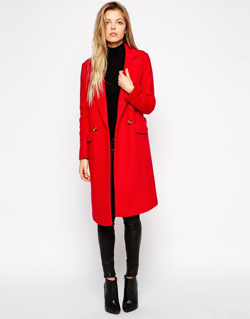 ASOS Coat With Back Tab Detail