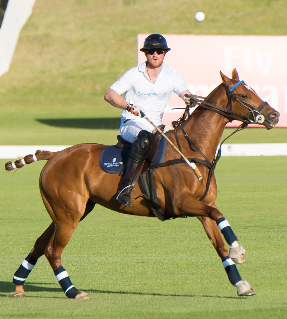 Prince Harry at Sentebale Royal Salute Polo Cup 2015 | POPSUGAR Celebrity