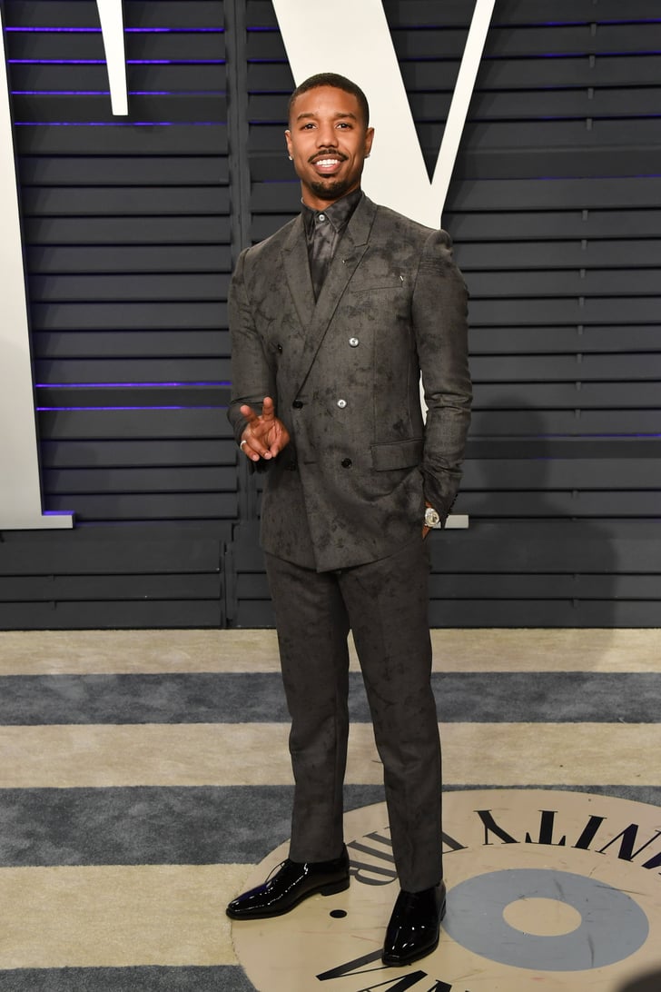 Michael B. Jordan Wears Berluti Suit to the 2019 Vanity Fair Oscar ...