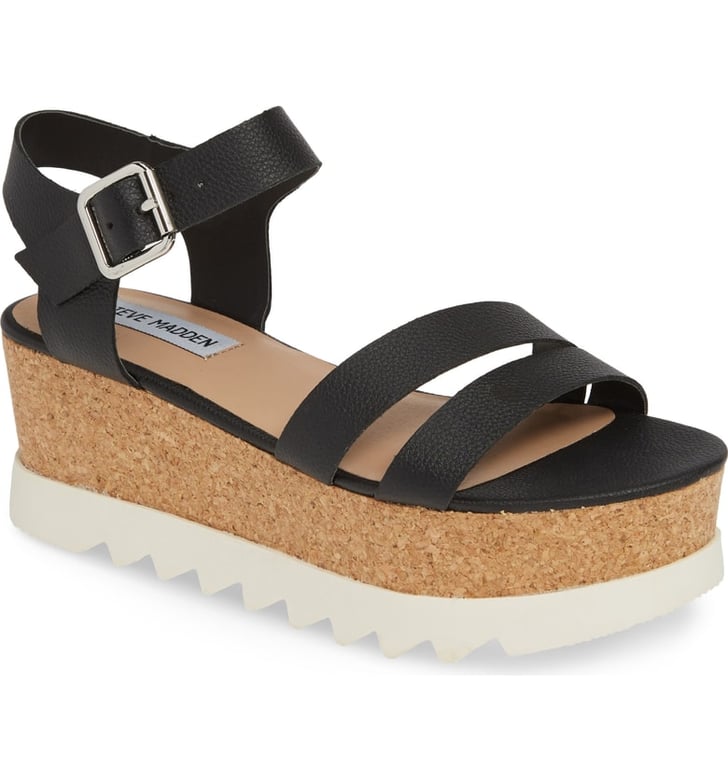 Steve madden top platform wedge sandal