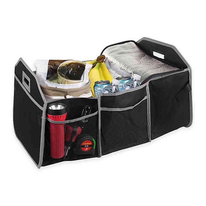 Trunk Organizer With Removable Cooler Best Home Organizers From Bed