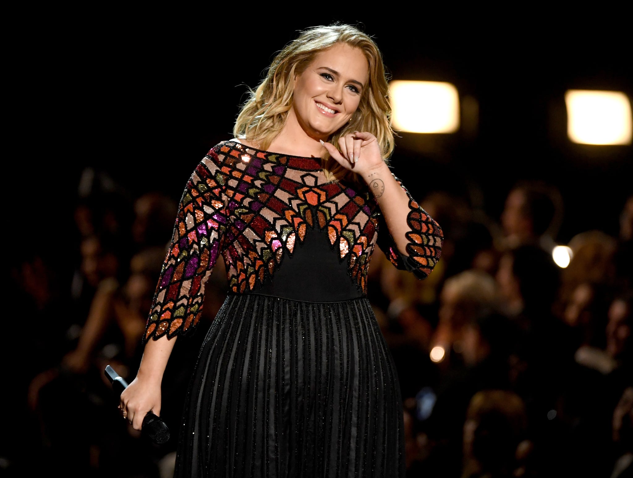 LOS ANGELES, CA - FEBRUARY 12:  Recording artist Adele performs onstage during The 59th GRAMMY Awards at STAPLES Centre on February 12, 2017 in Los Angeles, California.  (Photo by Kevin Winter/Getty Images for NARAS)