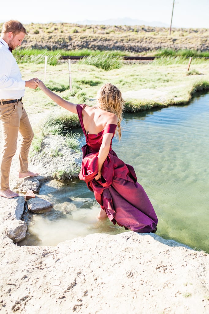 Sexy Desert Engagement Photo Shoot Popsugar Love And Sex