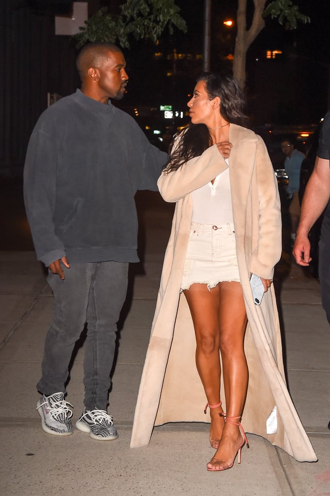 Kim Kardashian and Kanye West Out in NYC August 2016