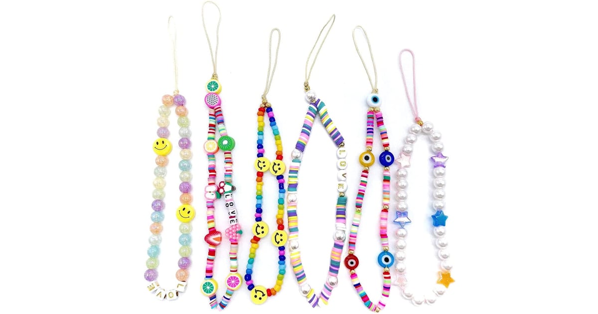 For Their Tech Beaded Phone Charm Lanyard Wrist Straps Gift Ideas