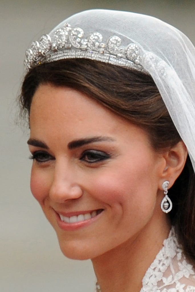 Cartier "Halo" Tiara Jewels Kate Middleton Borrows From the Queen POPSUGAR Fashion Photo 2