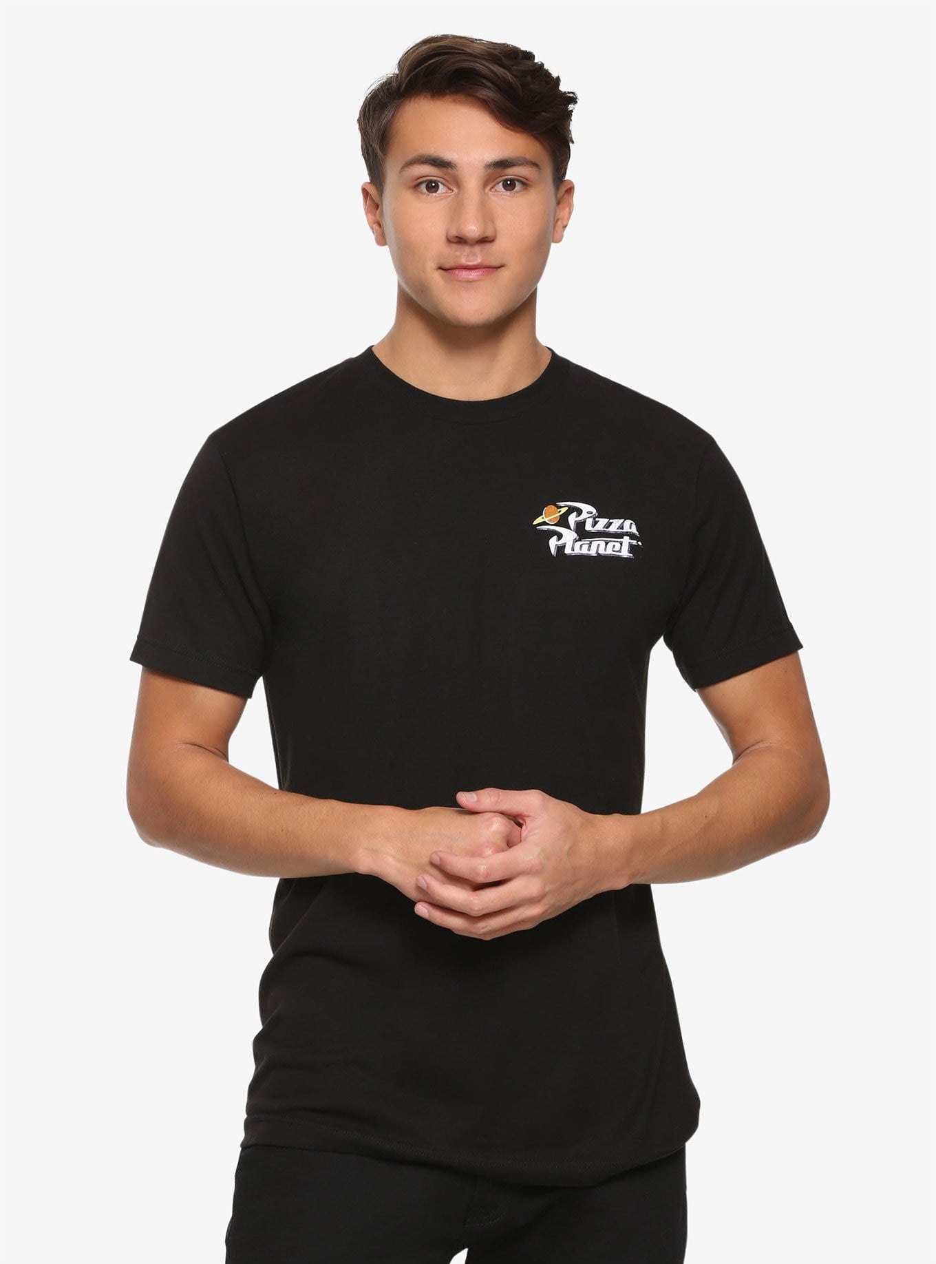 black pizza planet shirt