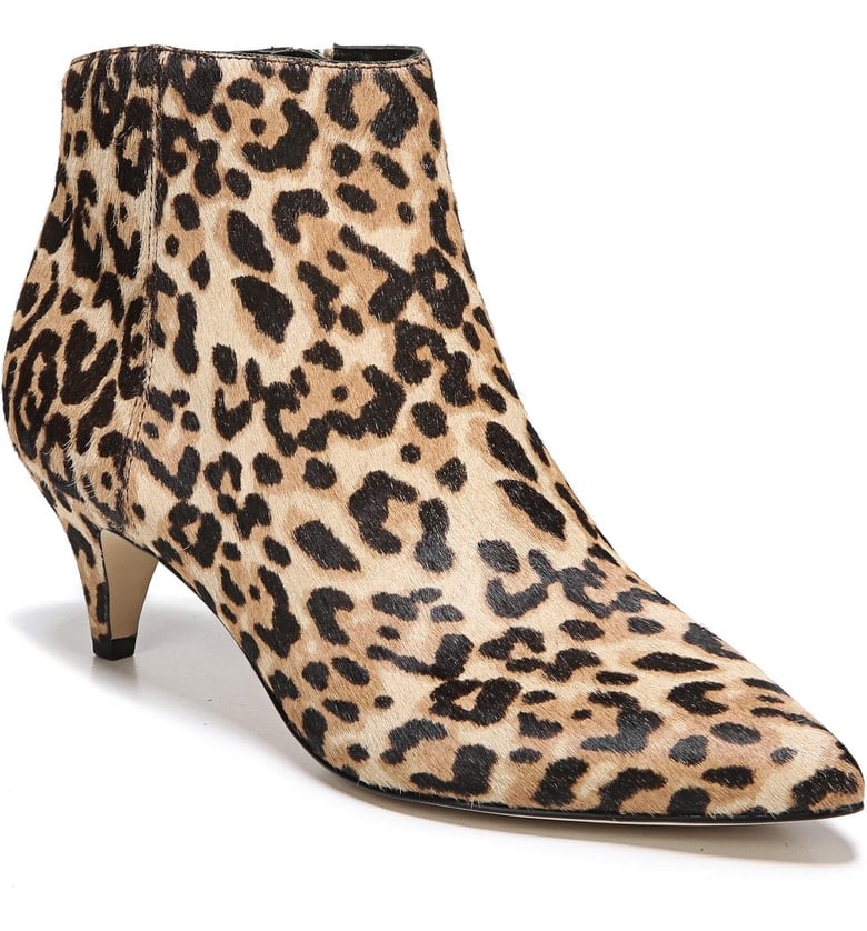 Sam Edelman Kinzey Genuine Calf Hair Pointy Toe Bootie