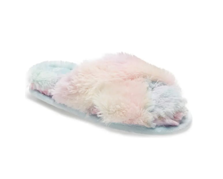 BP. Sophie Criss Cross Plush Bedroom Slippers