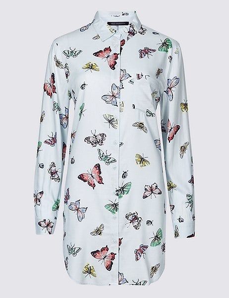 Marks and Spencer Butterfly Print Shirt
