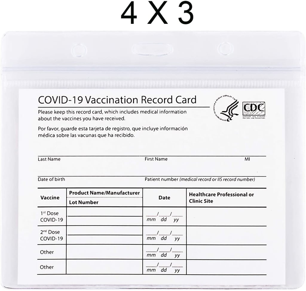 Mljsh CDC Vaccination Card Protector 2-Pack