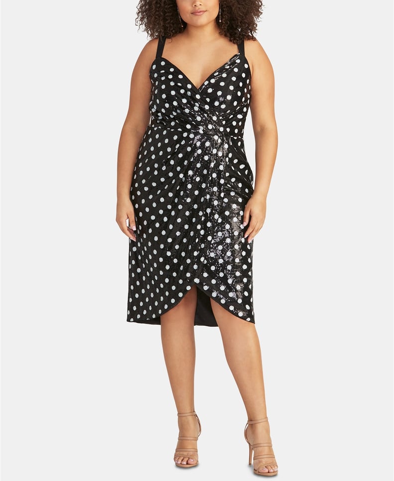 Rachel Rachel Roy Dot-Print Sequinned Dress