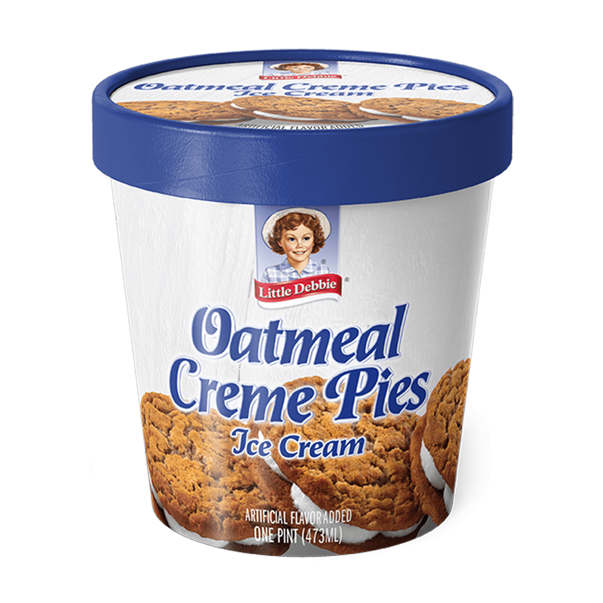 Little Debbie Oatmeal Cr me Pie Ice Cream Pint Little Debbie s