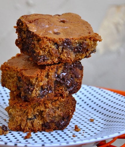Peanut Butter Brownies With Chocolate Chunks