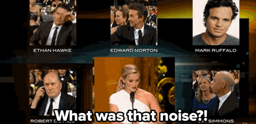 Reese wasn't afraid to call out the fake audience applause track.