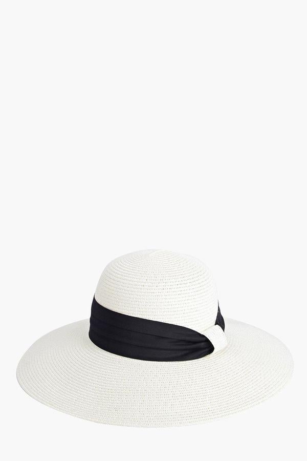 Boohoo Anna Floppy Hat With Band Trim ($14)