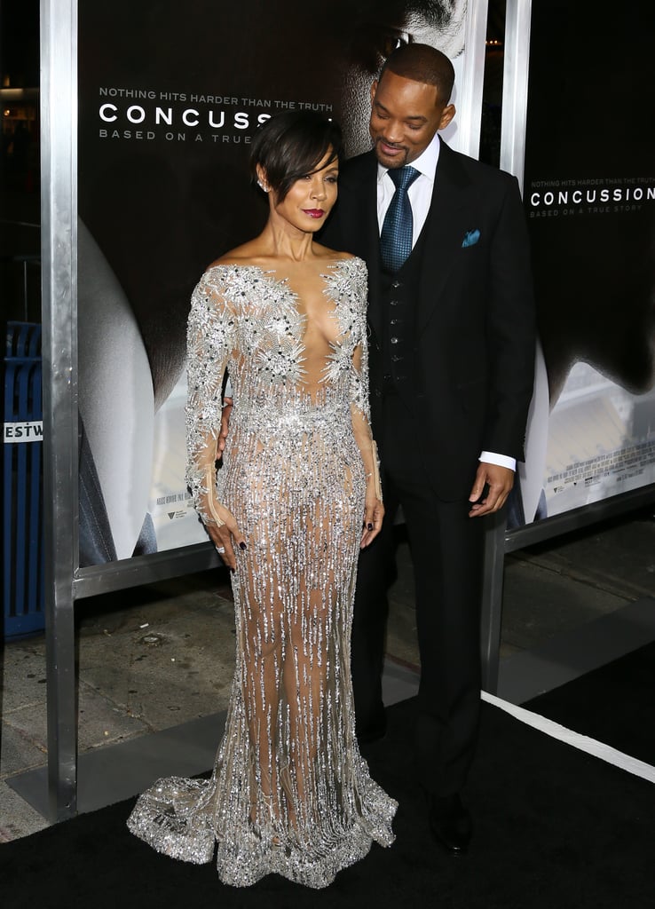 Will Smith Jada Pinkett Smith Concussion Red Carpet Pictures